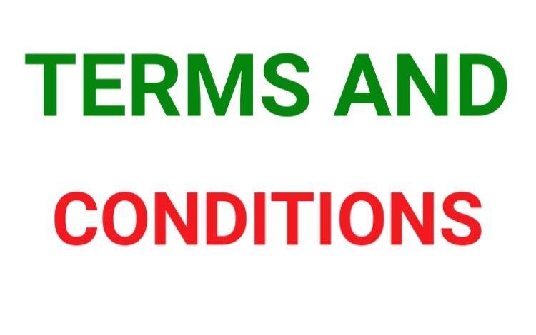 Trems And condition