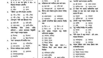 ssc bangla 2nd paper mcq pdf 2022